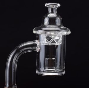 25mm Quartz Banger Nail Core Reactor med Spinning Carb Cap Flat Top 10mm 14mm 18mm Man Kvinna DAB Riggar Glas Bongs