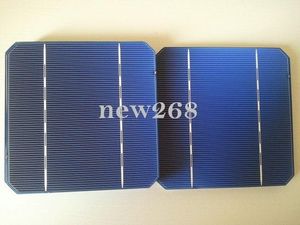 Freeshipping 20 pcs 125 * 125mm Monocrystalline sillcon célula solar 5 * 5 Mono célula solar (2.85W Um Grau)