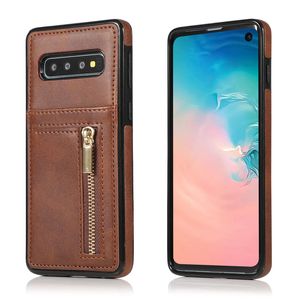 Skórzany portfel Flip Case Phone dla Samsung A50 A90 S10 S9 Plus Note 9 10 Pro A7 A8Plus Back Case Cover