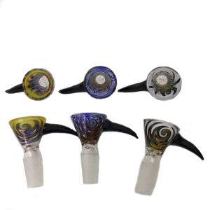 Bent Başlığı Renkli 14 / 18mm Peruk Vana Su Sigara boruları için Bongs yağ kuleleri dab teçhizat Aksesuarları