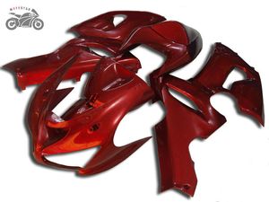 Anpassa motorcykelmässiga delar till Kawasaki ZX6R 2005 2006 Ninja ZX636 ZX 6R 05 06 ZX-6R Red Road Racing Fairing Bodywork