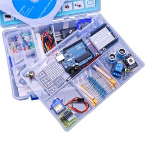 FreeShipping D Advanced Version Starter DIY Наборы Узнать Suite Kit LCD 1602 для U / R / 3 с руководством CD EU / US Plug
