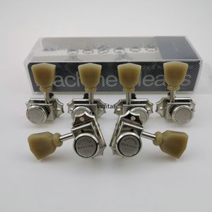 Rare 1 Set 3R+3L Nickel Locking String Vintage Deluxe Electric Guitar Machine Heads Tuners Guitar Tuning Pegs