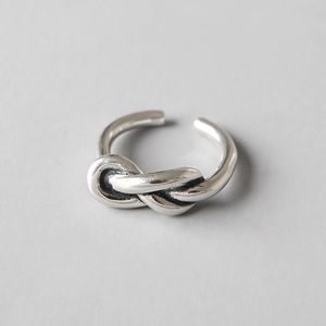 100% Genuine 925 Sterling Silver Trendy Infinity Elegant Finger Rings for Women Wedding Engagement Jewelry Gift Wholesale YMR439