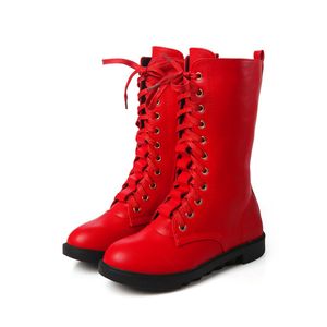 2019 Autumn and Winter New Girls Long Boots Genuine Leather Children's High Boots Korean Kids Snow Soots Princess Single