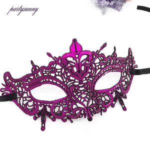 PF Ball Lace Mask Sexy Women Girl Eye Maschere per il viso per matrimoni Natale Halloween Party Mask Masquerade Fancy Dress Costume LM020