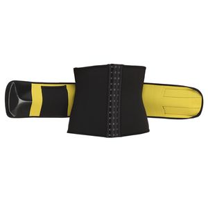 Neopren midja trimmer girdle bastu svett bälte slimming body shapers korsett cincher buk mage shapewear för kvinnor skönhet svart / grå 2 färger dhl