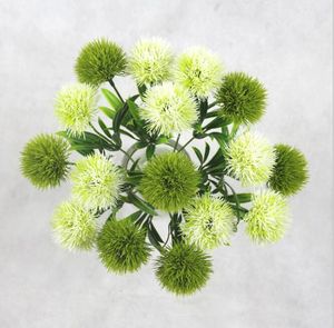 Fiori artificiali dente di leone stelo singolo Fiore di plastica Decorazioni nuziali lunghezza circa 25 cm bouquet di fiori decorativi per matrimoni