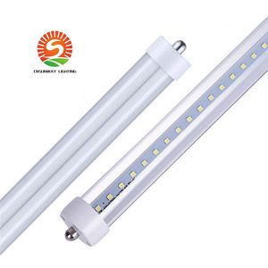 Tubo LED FA8 45W LED T8 8ft Singe Pin Tube Luz T8 Lâmpada de lâmpada LED 2,4m