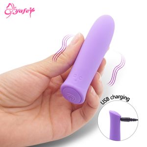 Luksusowy Mini G-Spot Wibrator Small Bullet Clitoris Stymulator 10 Speed ​​Wibrujący Jajko Dorosłych Produktów Sex Seks Zabawki Dla Kobiety Y200616