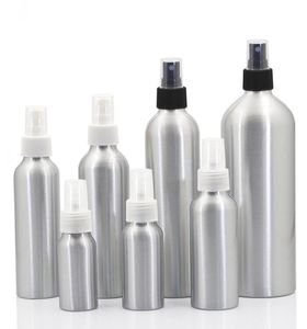 Aluminium Spray Atomiser Bottle 30ml-500 ml Mist Spray Refillerbar Flaskor Tom Metall Parfymflaska Kosmetiska Förpackningsflaskor GGA3467