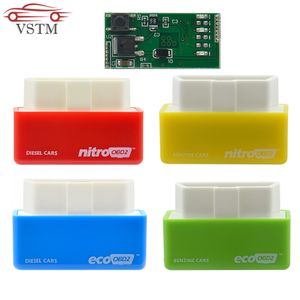 NitroOBD2 Full Chip Tuning Box EcoOBD2 Economy OBD Car Fuel Saver Eco OBD2 for Benzine Cars Saving 15%