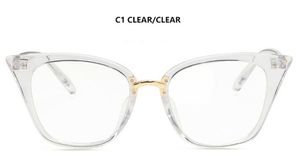 Wholesale- Transparent Glasses Clear Fashion Eyeglasses Fake Optical Eye Glasses Frames For Women Myopia Glass women's Spectacles Eyewear