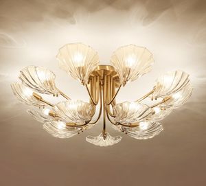 Modern Chandelier Teto forma Light Crystal Fixação Pingente Flor Teto lâmpada Aisle Porch Lamp Quarto Sala MYY