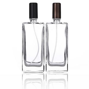 50 ml Frasco De Spray De Perfume De Vidro Recarregável Perfume Atomizador De Viagem Perfume Vazio Embalagem Cosmética Garrafa F2300