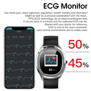 ECG PPG Smart Watch Bracelet Body heat Temperature Heart Rate Blood Pressure/ Oxygen Monitor Waterproof Activity Recording Fitness band