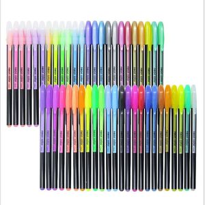 Gelstifte-Set mit 48 Farben, Glitzer-Gelstift für Erwachsene, Malbücher, Tagebücher, Zeichnungen, Kritzeleien, Kunstmarker