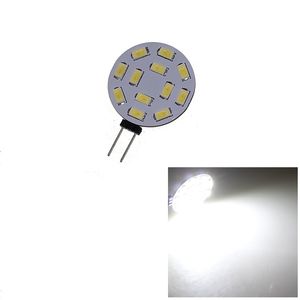 G4 12LED SMD5730 DC 12V 원형 플레이트 LED 이중 핀 라이트