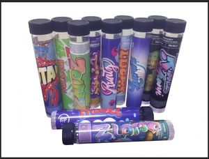 Stock sale PRE-ROLLS in vetro Confezione tubi da 1 grammo preroll Pre-roll Tubo in vetro Jokesup Lucky Charmz dankwoods pre rolls