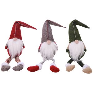 Bambola di Natale Giocattoli Figurine svedesi Gnomo Scandinavo Tomte Nordic Nisse Sockerbit Nano Elfo Regali Decorazione natalizia per bambini JK1910
