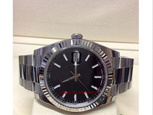 Оригинальная коробка сертификата Mens Watchs Classic Series 41mm 126334 черный индекс циферблат 2813 перемещение автоматические стальные наручные часы