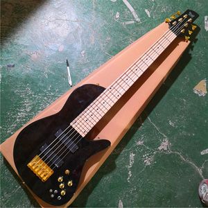 Anpassad anpassad 6 String Integrated Electric Bass kan anpassas enligt kraven Gratis frakt