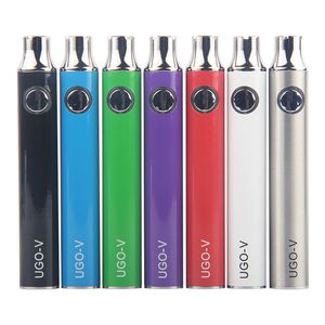 510 Ego Vaporizer Evod Vape Batterier Förvärm VV Viriable Spänning 650 900 1100 mAh Micro USB passera genom Ugo V T elektronisk cigarett