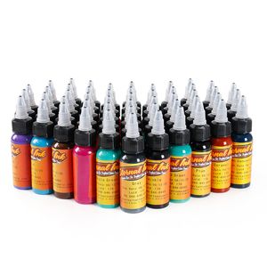 New 50 Color Set Tattoo Ink Body Paint Ink Set Permanent Makeup Pigment Tattoo & Body Art Microblading Pigmentos Tattoo Supplie