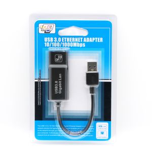 Адаптер сетевой карты USB 3.0 to10/100/1000 Мбит/с Gigabit RJ45 Ethernet LAN