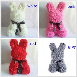 Neue Kaninchen Rose Seife Schaumblume künstliche Neujahr Geschenke für Frauen Valentiner Geschenk keine Schachtel