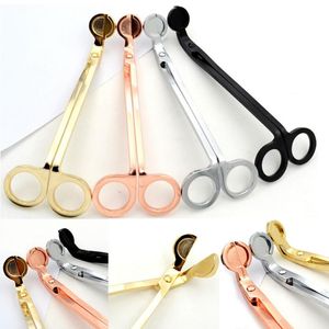 18*6 CM Edelstahl Kerze Docht Trimmer Öl Lampe Trim schere tijera tesoura Cutter Snuffer Werkzeug Haken Clipper kerze löscher