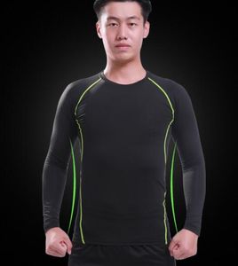 popular Soccer quick drying sports tights long sleeve men's football training base shirt running Yoga suit breathable fitness suit Training