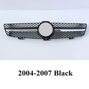 1 sztuk ABS Front Kraty nerek dla Ben-Z CLK Class W219 Wymiana Czarny / Silver Zderzak Car Grille