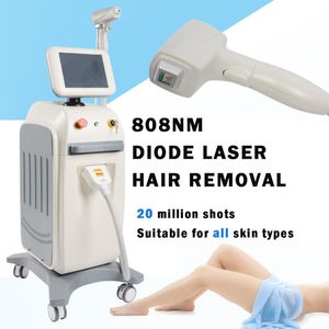 Profissional sem dor 808nm diodo laser equipamentos de beleza permanente cabelo remoção de pele rejuvenescimento 808 nm máquina