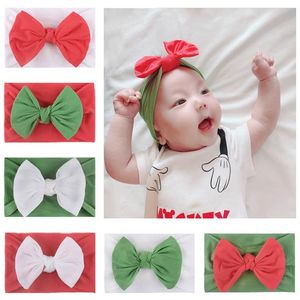 2019 INS Weihnachtsschleifen Baby-Stirnbänder Nylon-Mädchen-Designer-Stirnband Neugeborene Designer-Stirnbänder Baby-Stirnbänder Haarschmuck