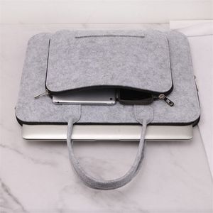 factory wholesale felt bag portable felt computer bag flat multifunctional liner bag can be customized