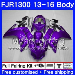 Gloss purple Kit For YAMAHA FJR1300 A FJR1300A FJR1300 13 16 247HM.11 FJR-1300A FJR 1300 13 14 15 16 FJR-1300 2013 2014 2015 2016 Fairing