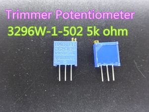 10pcs/lot Trim Pot Trimmer Potentiometer 296W-1-502 3296W 502 5k ohm in stock