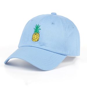 high quality Men & Women Pineapple Dad Hat Baseball Cap Polo Style Unconstructed Fashion Unisex Dad Cap Cut Hats