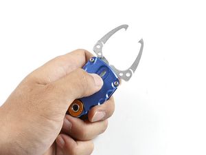 Pinza da pesca piccola in acciaio inossidabile di alta qualità con impugnatura per pesce T6061 Manico in alluminio Rimuovi gancio Tackle Gaffs Strumento per tagliare la linea di pesce