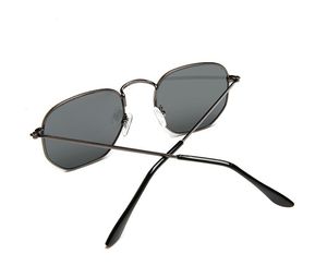 All'ingrosso- designer Geometry Occhiali da sole Donna uomo uv400 Lens Occhiali da sole Mens Alloys Frame Occhiali da vista Oculos De Sol con custodie marroni e scatola