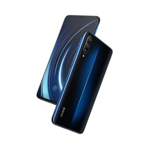 Original VIVO IQOO 4G LTE Cell Phone 8GB RAM 128GB 256GB ROM Snapdragon 855 13MP NFC 4000mAh Android 6.41" AMOLED Full Screen Fingerprint ID Face Wake Smart Mobile Phone