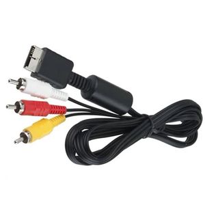 1.8M RCA TV Audio to 3RCA Adapter Cable AV Cable Audio Video Cable for Sony Playstation 2 3 PS2 PS3 Multimedia