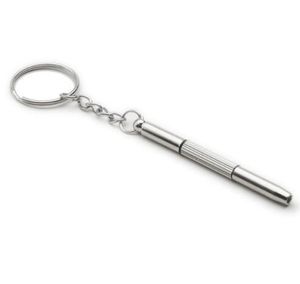 DHL LIBERA la vendita calda di vendita Mini 3 in 1 Keychain Cacciavite Occhiali da sole per occhiali portatili Guarda strumenti Kit di riparazione