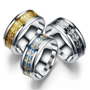 Stainless Steel Ring Silver Gold Crown Rings Band Ring Cuff Crown Design Fashion Jewelry for Women Men Gift