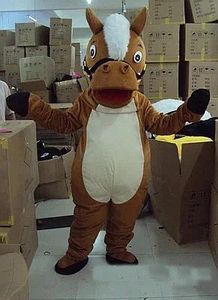 2019 High Quality Horse Mascot Costumes Movie Props Visa tecknade kläder