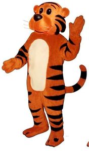 Custom Orange tiger mascot costume free shipping