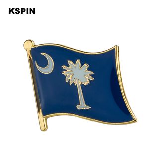 U.S.A South carolina Flag Lapel Pin Flag Badge Lapel Pins Badges Brooch XY0204 on Sale