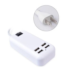 4USB Ports Telefon Ladegerät HUB 25W 5A Desktop EU/US/UK Stecker Steckdose Lade Verlängerung steckdosen Power Adapter für iPhone