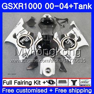 + دبابات الحظ الأبيض الدافئ لسوزوكي GSX R1000 GSX-R1000 GSXR1000 01 02 03 04 299HM.4 GSXR-1000 K2 K3 GSXR 1000 2000 2001 2002 2003 2004 Fairing